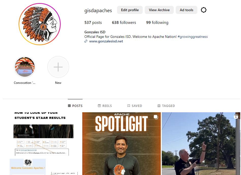 We're on Instagram